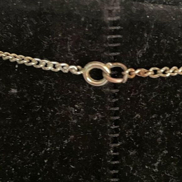 15” All About You gold tone Figaro chain necklace with “Donna” spelled in beads - Picture 7 of 8